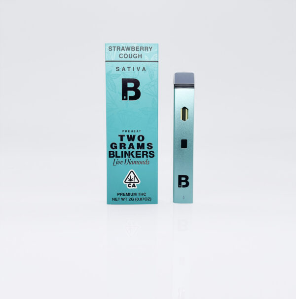 Blinkers 2g Vape Disposable - Strawberry Cough (Live Diamonds)